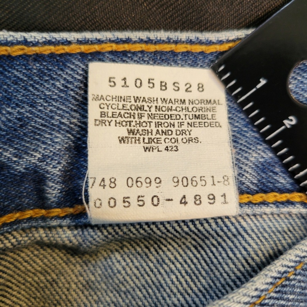 VTG '99 Levis 550 Relaxed Fit Jeans Men's 36x30(Actual 33x30) Denim Jeans - Picture 5 of 6